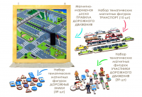 Тематическая настенная игра ИЗУЧАЕМ ПДД